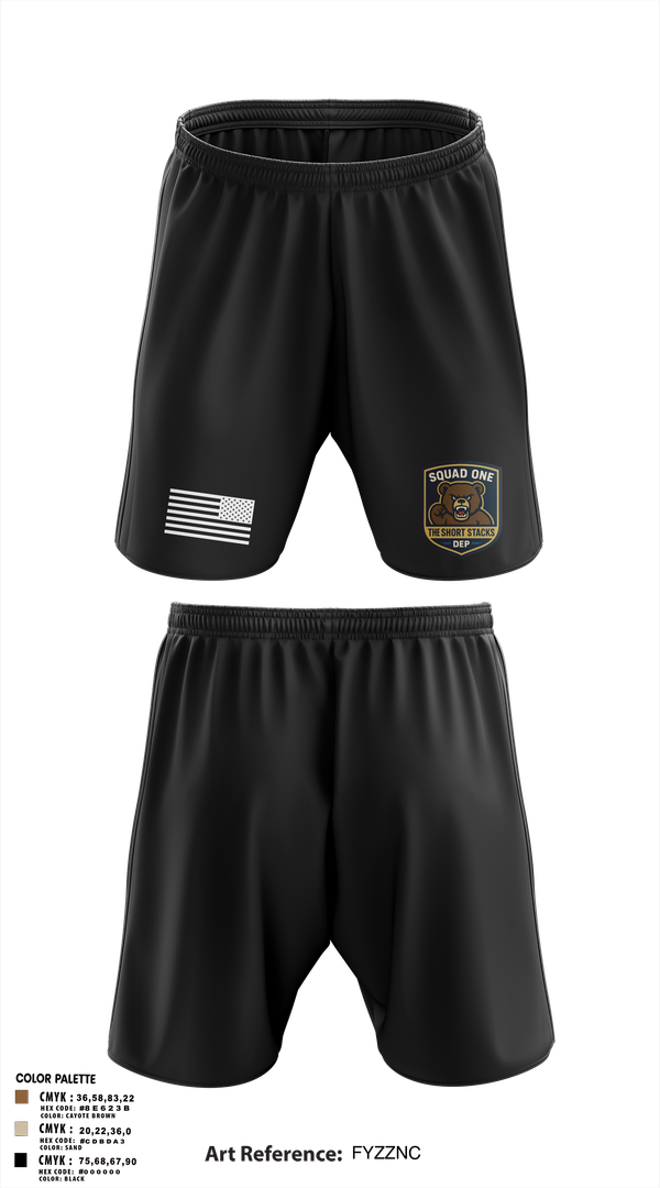 Athletic Shorts With Pockets, DEP Police Squad One, , Teamtime, Team time, sublimation, custom sports apparel, team uniforms, spirit wear, spiritwear, sports uniforms, custom shirts, team store, custom team store, fundraiser sports, apparel fundraiser