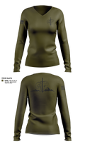 Denver Special Response Team Women's Long Sleeve V-neck Shirt - 12
