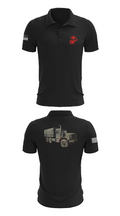 H&S Battalion HQ CO Station Motor T 63932738 Short Sleeve Performance Polo - 27