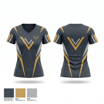 Vector Athletics Women's Short Sleeve V-neck Shirt - 1