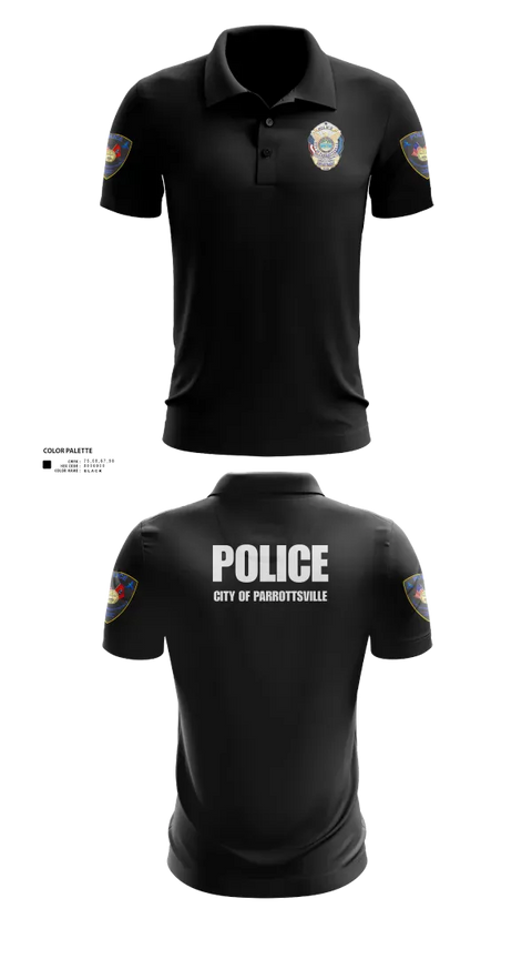 Short Sleeve Performance Polo, Parrottsville police, Police, Teamtime, Team time, sublimation, custom sports apparel, team uniforms, spirit wear, spiritwear, sports uniforms, custom shirts, team store, custom team store, fundraiser sports, apparel fundraiser