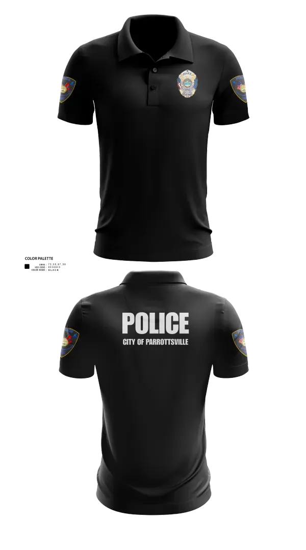 Short Sleeve Performance Polo, Parrottsville police, Police, Teamtime, Team time, sublimation, custom sports apparel, team uniforms, spirit wear, spiritwear, sports uniforms, custom shirts, team store, custom team store, fundraiser sports, apparel fundraiser
