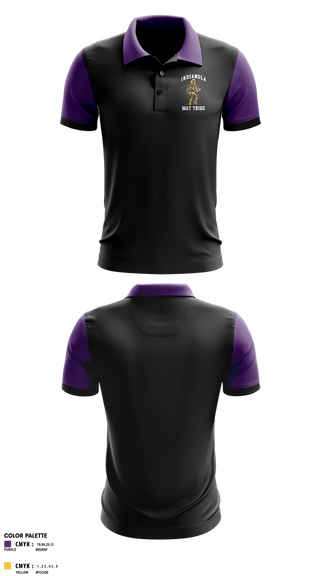 Short Sleeve Performance Polo, Indianola Mat Tribe, Wrestling, Teamtime, Team time, sublimation, custom sports apparel, team uniforms, spirit wear, spiritwear, sports uniforms, custom shirts, team store, custom team store, fundraiser sports, apparel fundraiser