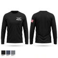 Central Cambria School Police Long Sleeve Performance Shirt - 1
