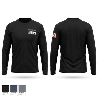 Long Sleeve Performance Shirt, Central Cambria School Police, Police, Teamtime, Team time, sublimation, custom sports apparel, team uniforms, spirit wear, spiritwear, sports uniforms, custom shirts, team store, custom team store, fundraiser sports, apparel fundraiser