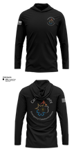 Carroll County Emergency Communications Long Sleeve Performance Shirt with hood - 13