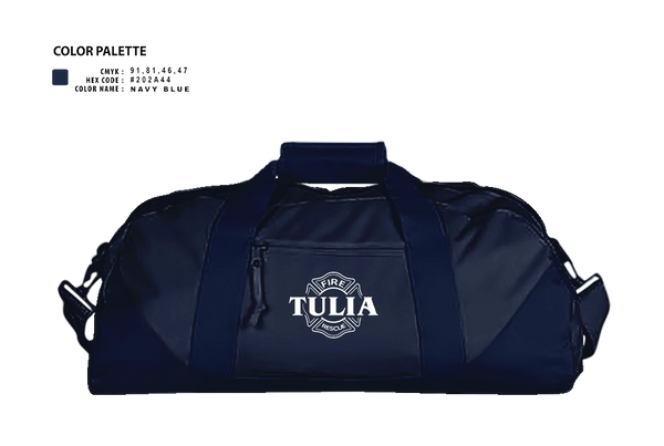 Duffle Bag, Tulia Fire Department, Fire Department, Teamtime, Team time, sublimation, custom sports apparel, team uniforms, spirit wear, spiritwear, sports uniforms, custom shirts, team store, custom team store, fundraiser sports, apparel fundraiser