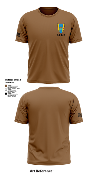 Short Sleeve Performance Shirt, 1-4 Cav, , Teamtime, Team time, sublimation, custom sports apparel, team uniforms, spirit wear, spiritwear, sports uniforms, custom shirts, team store, custom team store, fundraiser sports, apparel fundraiser