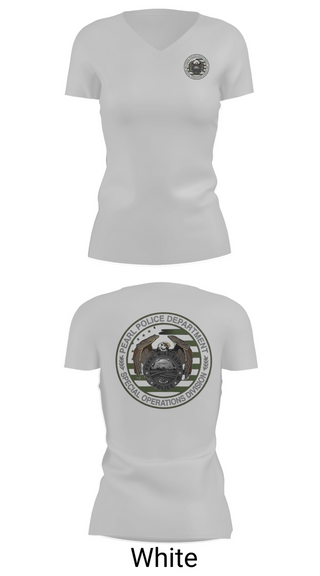 Womens Short Sleeve Vneck Shirt, Pearl Special Operations, Police, Teamtime, Team time, sublimation, custom sports apparel, team uniforms, spirit wear, spiritwear, sports uniforms, custom shirts, team store, custom team store, fundraiser sports, apparel fundraiser