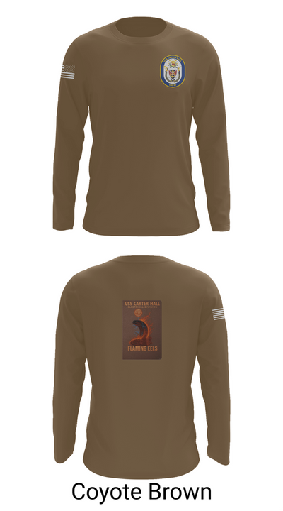 Uss Carter Hall 96042318 Long Sleeve Performance Shirt 6