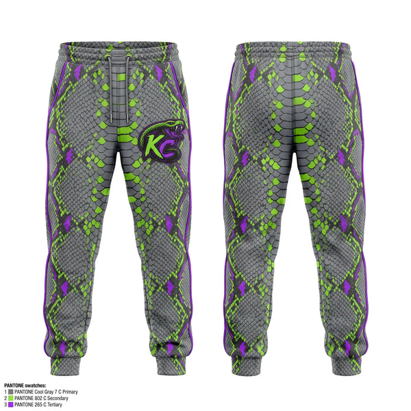 Sweatpants, KC Cobras, Baseball, Teamtime, Team time, sublimation, custom sports apparel, team uniforms, spirit wear, spiritwear, sports uniforms, custom shirts, team store, custom team store, fundraiser sports, apparel fundraiser