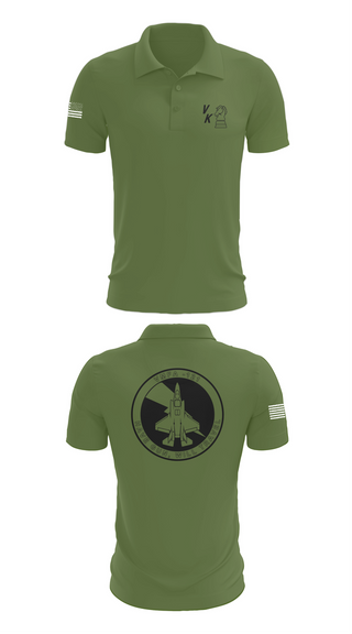 Short Sleeve Performance Polo, VMFA-121, , Teamtime, Team time, sublimation, custom sports apparel, team uniforms, spirit wear, spiritwear, sports uniforms, custom shirts, team store, custom team store, fundraiser sports, apparel fundraiser