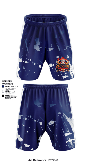 Athletic Shorts With Pockets, Crossfire 12u, Baseball, Teamtime, Team time, sublimation, custom sports apparel, team uniforms, spirit wear, spiritwear, sports uniforms, custom shirts, team store, custom team store, fundraiser sports, apparel fundraiser
