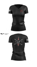 B/2/3 Women's Short Sleeve V-neck Shirt - 11