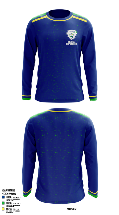 Millbrae AYSO Region 145 73555499 Long Sleeve Performance Shirt 1