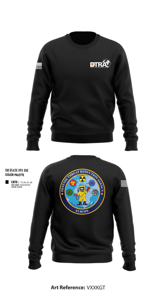 Crew Neck Sweatshirt, DTRA-Europe, Army, Teamtime, Team time, sublimation, custom sports apparel, team uniforms, spirit wear, spiritwear, sports uniforms, custom shirts, team store, custom team store, fundraiser sports, apparel fundraiser