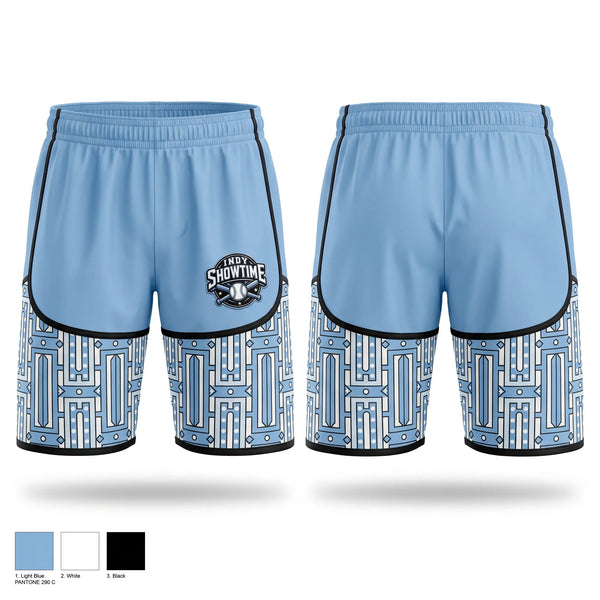 Womens Shorts, Indy Showtime, Baseball, Teamtime, Team time, sublimation, custom sports apparel, team uniforms, spirit wear, spiritwear, sports uniforms, custom shirts, team store, custom team store, fundraiser sports, apparel fundraiser