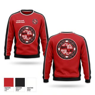 Crew Neck Sweatshirt, German youth baseball league, Baseball, Teamtime, Team time, sublimation, custom sports apparel, team uniforms, spirit wear, spiritwear, sports uniforms, custom shirts, team store, custom team store, fundraiser sports, apparel fundraiser