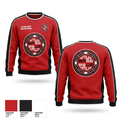 German youth baseball league Crew Neck Sweatshirt - 1