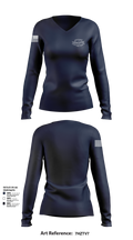 Vfa 122 46934114 Women's Long Sleeve V-neck Shirt - 103