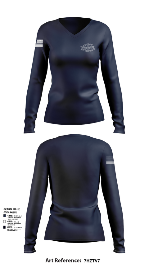 Womens Long Sleeve Vneck Shirt, Vfa 122, , Teamtime, Team time, sublimation, custom sports apparel, team uniforms, spirit wear, spiritwear, sports uniforms, custom shirts, team store, custom team store, fundraiser sports, apparel fundraiser