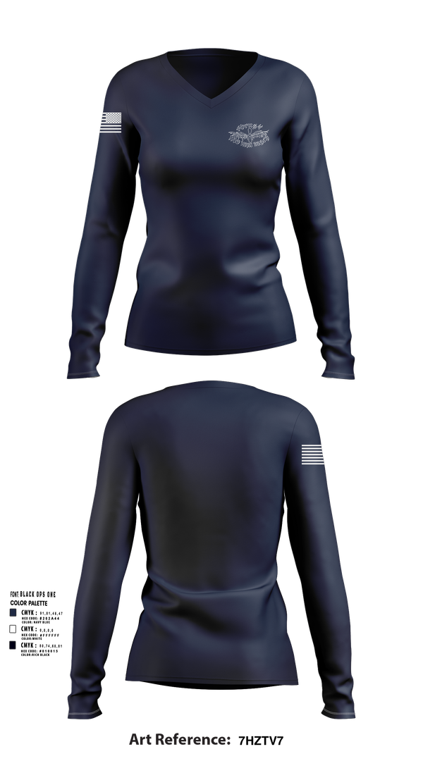 Womens Long Sleeve Vneck Shirt, Vfa 122, , Teamtime, Team time, sublimation, custom sports apparel, team uniforms, spirit wear, spiritwear, sports uniforms, custom shirts, team store, custom team store, fundraiser sports, apparel fundraiser