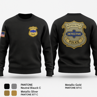 Crew Neck Sweatshirt, NEWTON FALLS POLICE DEPARTMENT, Police, Teamtime, Team time, sublimation, custom sports apparel, team uniforms, spirit wear, spiritwear, sports uniforms, custom shirts, team store, custom team store, fundraiser sports, apparel fundraiser