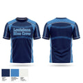 Louisiana Blue Crew Short Sleeve Performance Shirt - 1