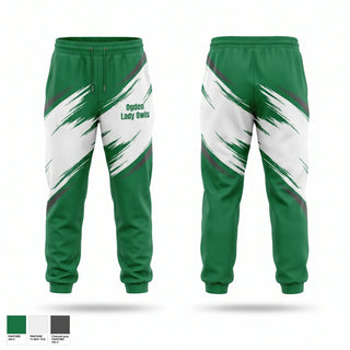 Sweatpants, Ogden Lady Owls, Women's Basketball, Teamtime, Team time, sublimation, custom sports apparel, team uniforms, spirit wear, spiritwear, sports uniforms, custom shirts, team store, custom team store, fundraiser sports, apparel fundraiser