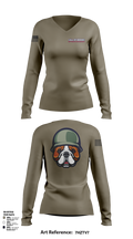 Indy Radio Platoon 10234991 Women's Long Sleeve V-neck Shirt - 102