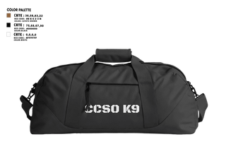 Duffle Bag, Chisago County K9 Unit, , Teamtime, Team time, sublimation, custom sports apparel, team uniforms, spirit wear, spiritwear, sports uniforms, custom shirts, team store, custom team store, fundraiser sports, apparel fundraiser