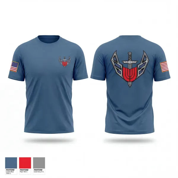 Short Sleeve Performance Shirt, Union AFJROTC, Air Force, Teamtime, Team time, sublimation, custom sports apparel, team uniforms, spirit wear, spiritwear, sports uniforms, custom shirts, team store, custom team store, fundraiser sports, apparel fundraiser