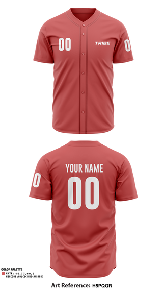 Full Button Baseball Jersey, Tribe, Baseball, Teamtime, Team time, sublimation, custom sports apparel, team uniforms, spirit wear, spiritwear, sports uniforms, custom shirts, team store, custom team store, fundraiser sports, apparel fundraiser