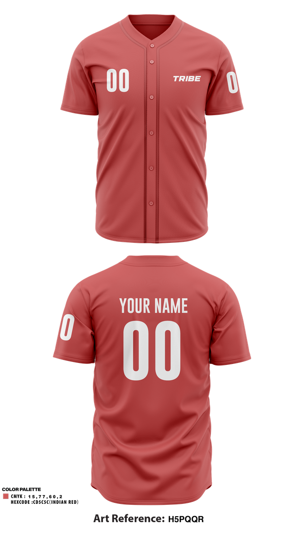 Full Button Baseball Jersey, Tribe, Baseball, Teamtime, Team time, sublimation, custom sports apparel, team uniforms, spirit wear, spiritwear, sports uniforms, custom shirts, team store, custom team store, fundraiser sports, apparel fundraiser