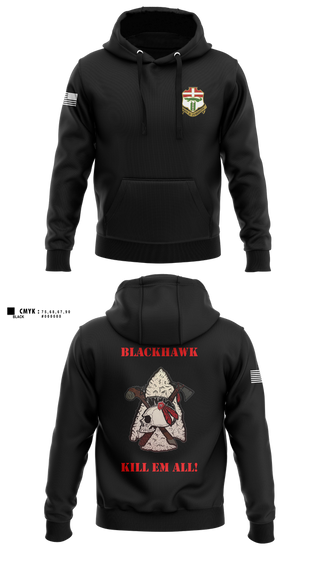Hoodie, Blackhawk Company 4-6IN, , Teamtime, Team time, sublimation, custom sports apparel, team uniforms, spirit wear, spiritwear, sports uniforms, custom shirts, team store, custom team store, fundraiser sports, apparel fundraiser
