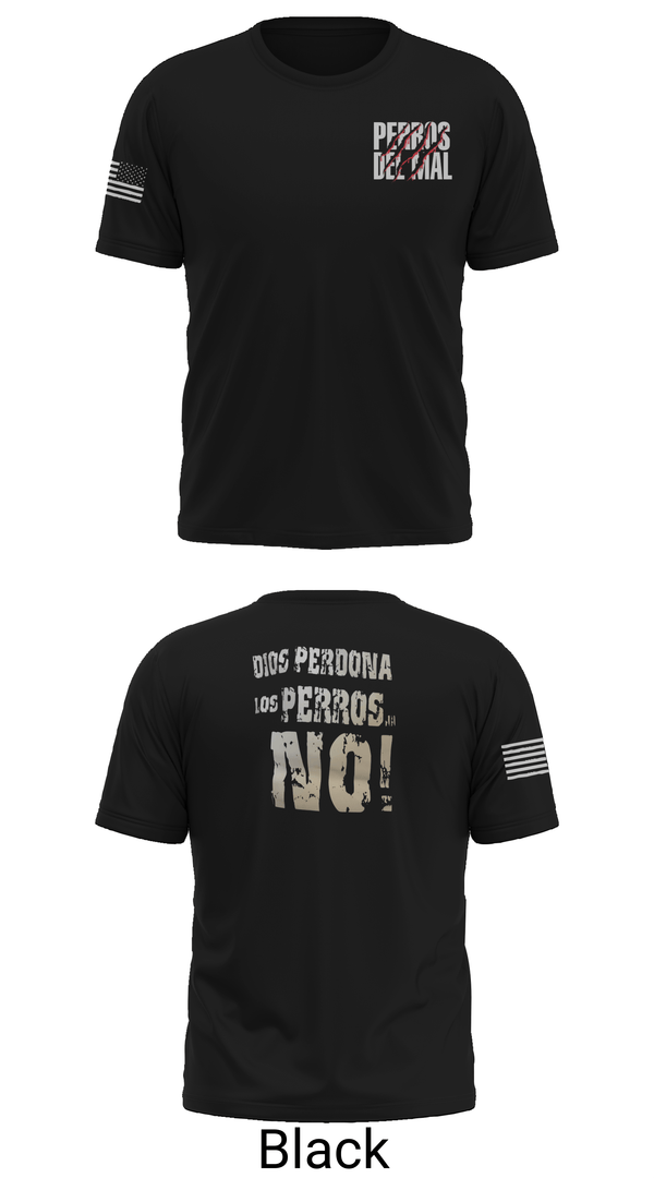 Short Sleeve Performance Shirt, PERROS DEL MAL, Men's Soccer, Teamtime, Team time, sublimation, custom sports apparel, team uniforms, spirit wear, spiritwear, sports uniforms, custom shirts, team store, custom team store, fundraiser sports, apparel fundraiser
