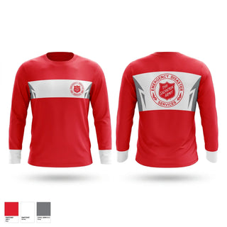 Long Sleeve Performance Shirt, The Salvation Army Emergency Disaster Services, , Teamtime, Team time, sublimation, custom sports apparel, team uniforms, spirit wear, spiritwear, sports uniforms, custom shirts, team store, custom team store, fundraiser sports, apparel fundraiser