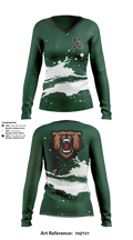 Norwalk Bears Women's Long Sleeve V-neck Shirt - 11