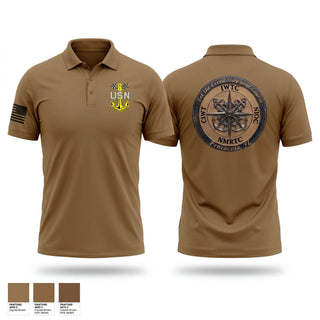 Short Sleeve Performance Polo, Corry Station Chiefs, Navy, Teamtime, Team time, sublimation, custom sports apparel, team uniforms, spirit wear, spiritwear, sports uniforms, custom shirts, team store, custom team store, fundraiser sports, apparel fundraiser