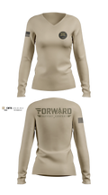 44 IBCT-E-CO 250TH 75736635 Women's Long Sleeve V-neck Shirt - 5