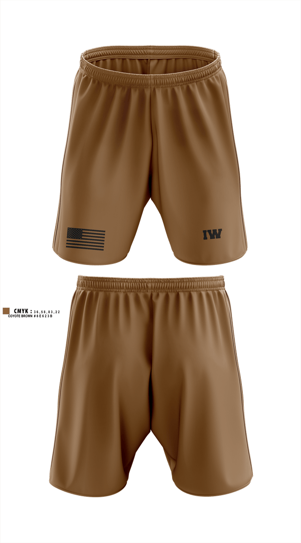 Athletic Shorts With Pockets, IWIW, Army, Teamtime, Team time, sublimation, custom sports apparel, team uniforms, spirit wear, spiritwear, sports uniforms, custom shirts, team store, custom team store, fundraiser sports, apparel fundraiser