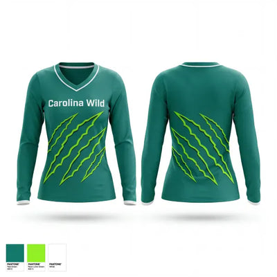 Carolina Wild 26291493 Women's Long Sleeve V-neck Shirt - 1