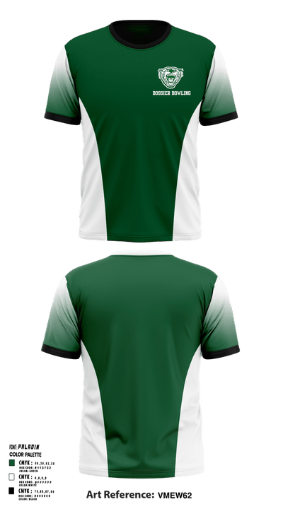 Bossier Bowling 74078660 Short Sleeve Performance Shirt - 1