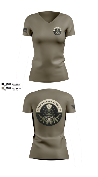 Tactical Edge personal protection 74525049 Women's Short Sleeve V-neck Shirt - 2