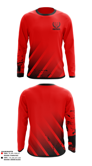 Long Sleeve Performance Shirt, Panthers, Men's Soccer, Teamtime, Team time, sublimation, custom sports apparel, team uniforms, spirit wear, spiritwear, sports uniforms, custom shirts, team store, custom team store, fundraiser sports, apparel fundraiser