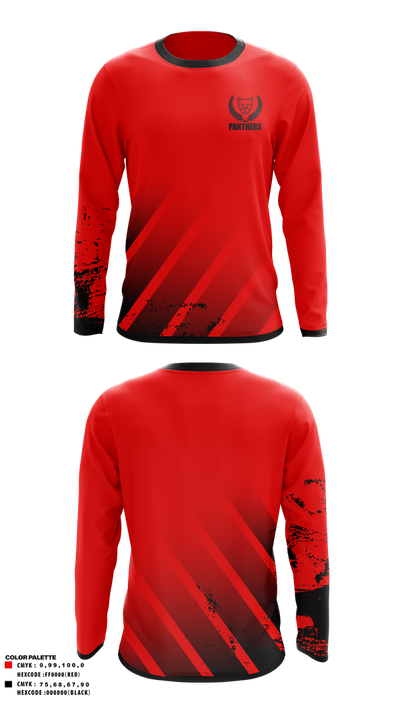 Panthers 50004080 Long Sleeve Performance Shirt 1
