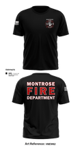 MONTROSE FIRE DEPARTMENT 23525519 Short Sleeve Performance Shirt - 29
