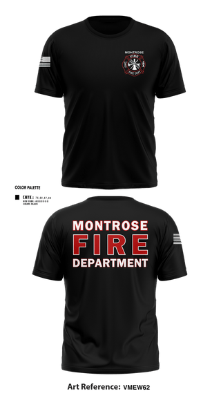 Short Sleeve Performance Shirt, MONTROSE FIRE DEPARTMENT, Fire Department, Teamtime, Team time, sublimation, custom sports apparel, team uniforms, spirit wear, spiritwear, sports uniforms, custom shirts, team store, custom team store, fundraiser sports, apparel fundraiser