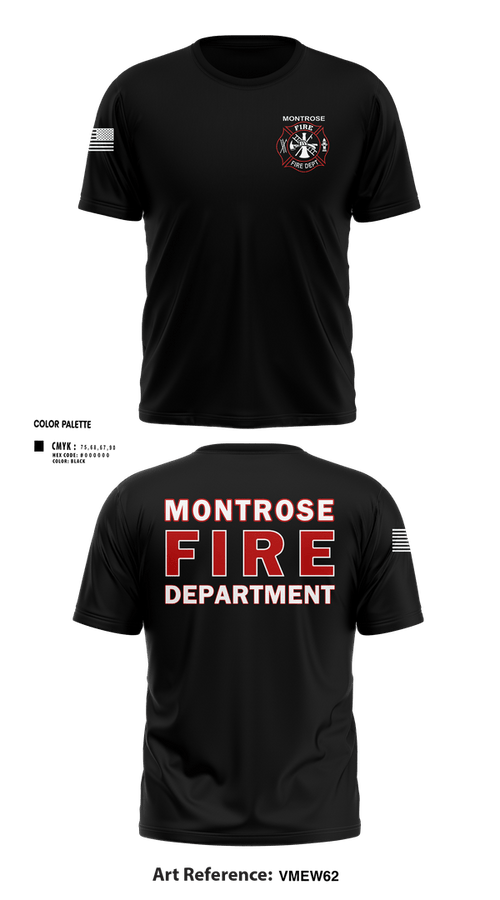 Short Sleeve Performance Shirt, MONTROSE FIRE DEPARTMENT, Fire Department, Teamtime, Team time, sublimation, custom sports apparel, team uniforms, spirit wear, spiritwear, sports uniforms, custom shirts, team store, custom team store, fundraiser sports, apparel fundraiser