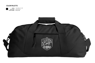 Duffle Bag, CDU, Police, Teamtime, Team time, sublimation, custom sports apparel, team uniforms, spirit wear, spiritwear, sports uniforms, custom shirts, team store, custom team store, fundraiser sports, apparel fundraiser